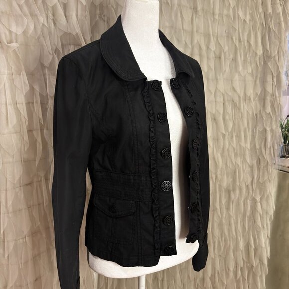 White House Black Market Black Jacket Blazer Women’s Size 4 - Picture 3 of 6